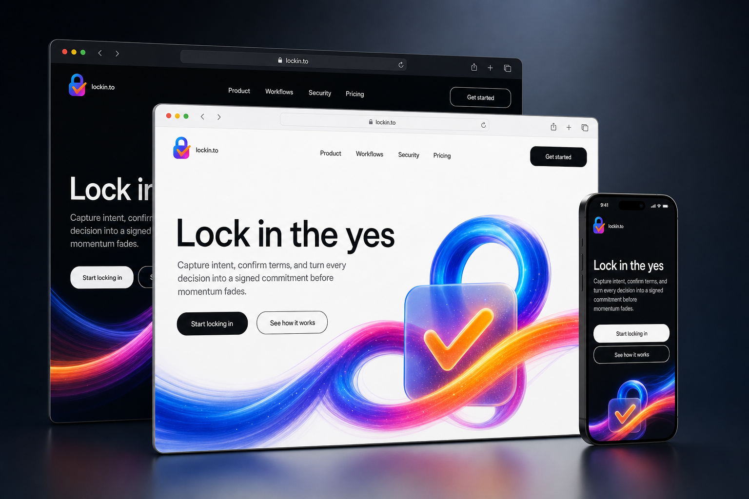 lockin.to website concept preview