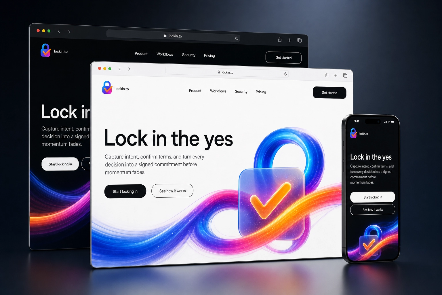 lockin.to website concept preview