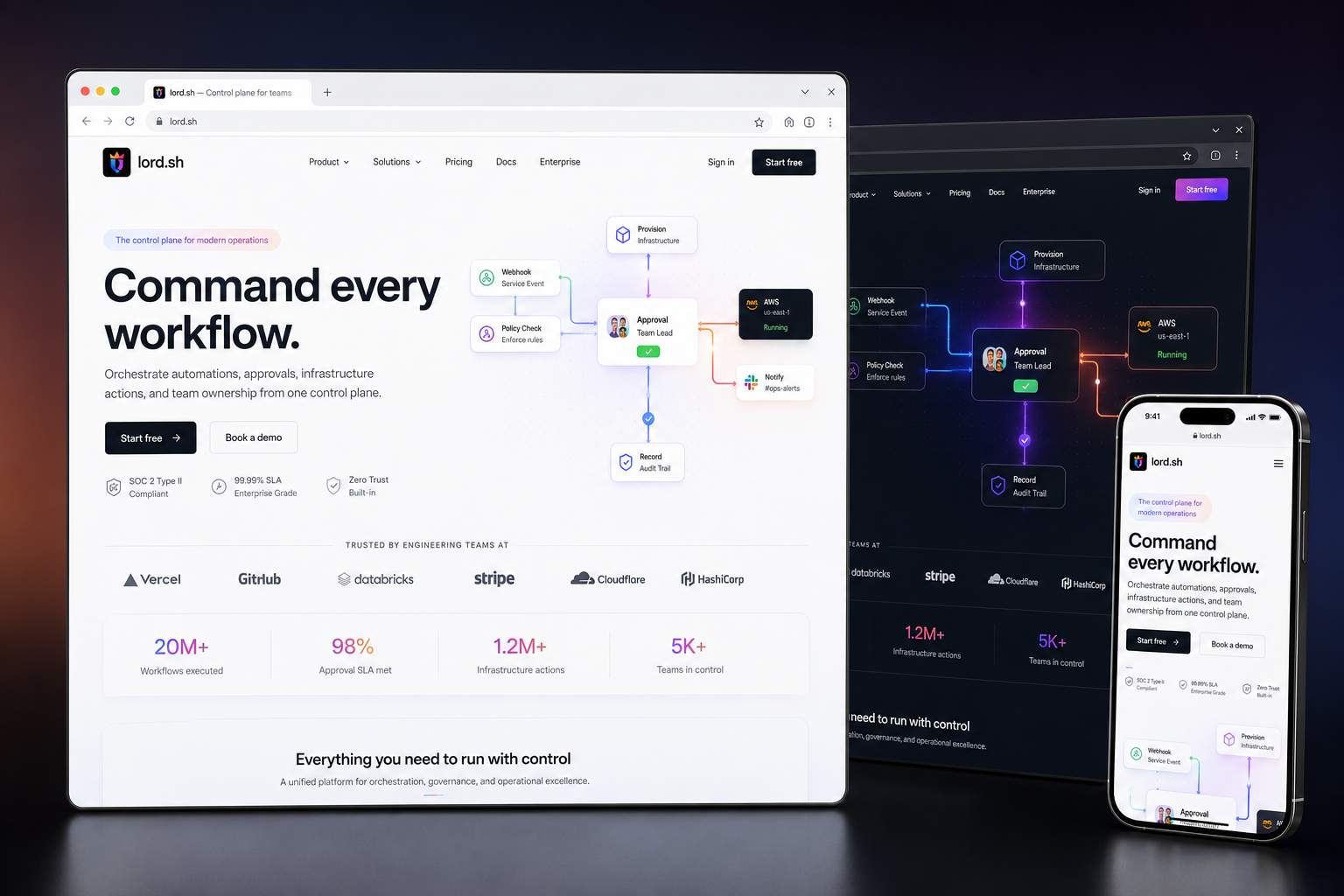 lord.sh website concept preview