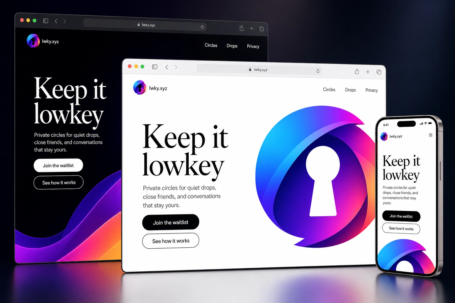 lwky.xyz website concept preview