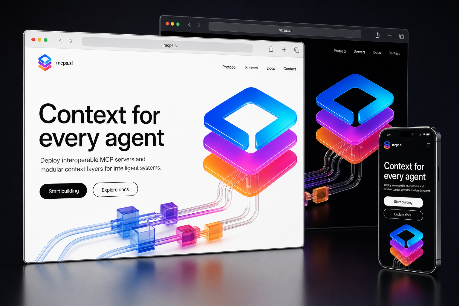 mcps.si website concept preview
