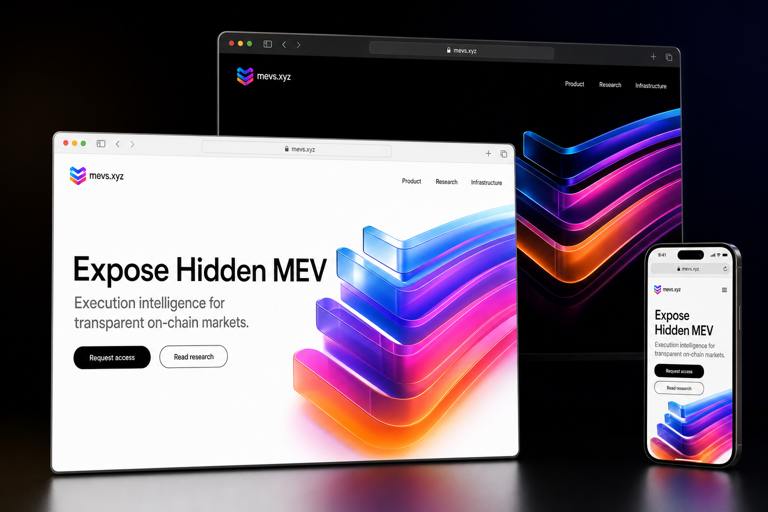 mevs.xyz website concept preview