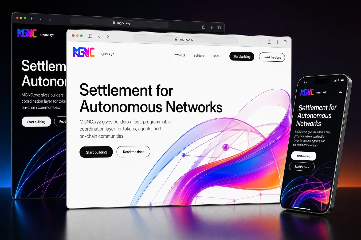 mgnc.xyz website concept preview