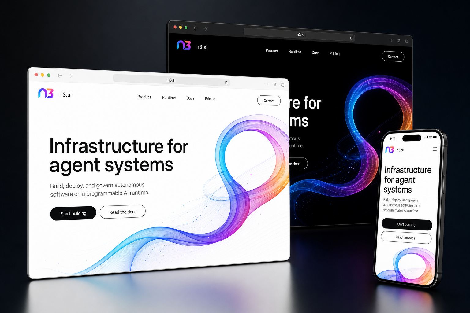 n3.si website concept preview