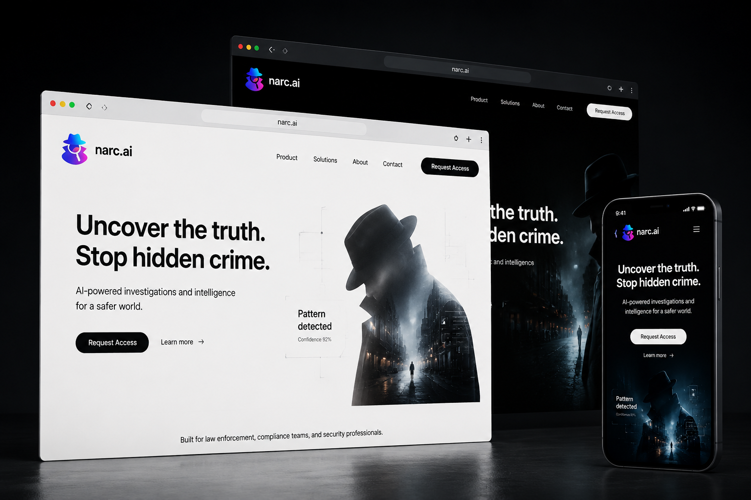 narc.ai website concept preview