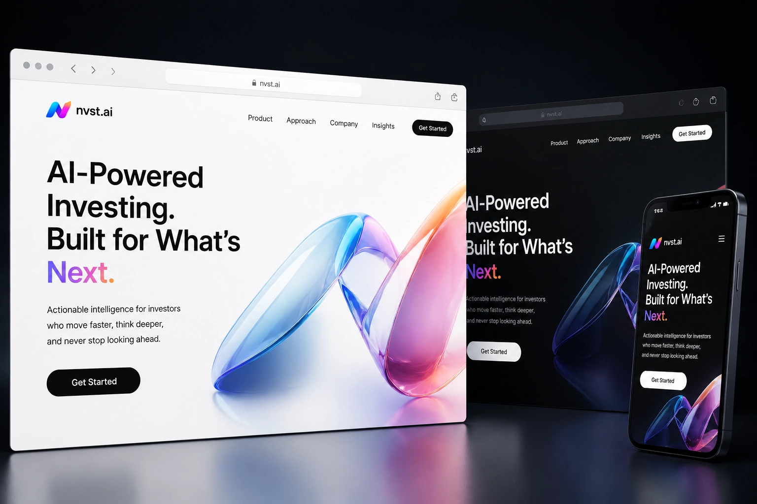 nvst.ai website concept preview