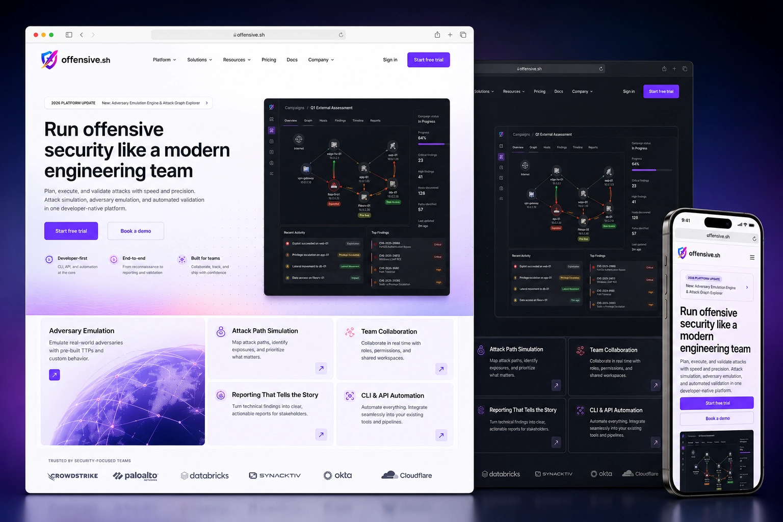 offensive.sh website concept preview