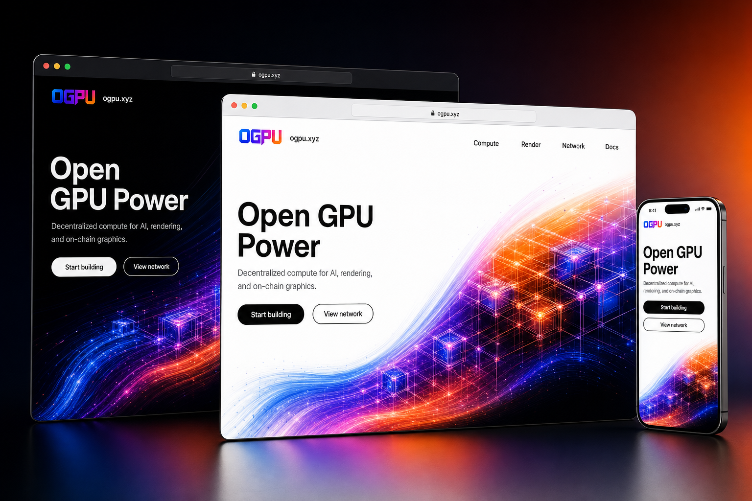 ogpu.xyz website concept preview enlarged