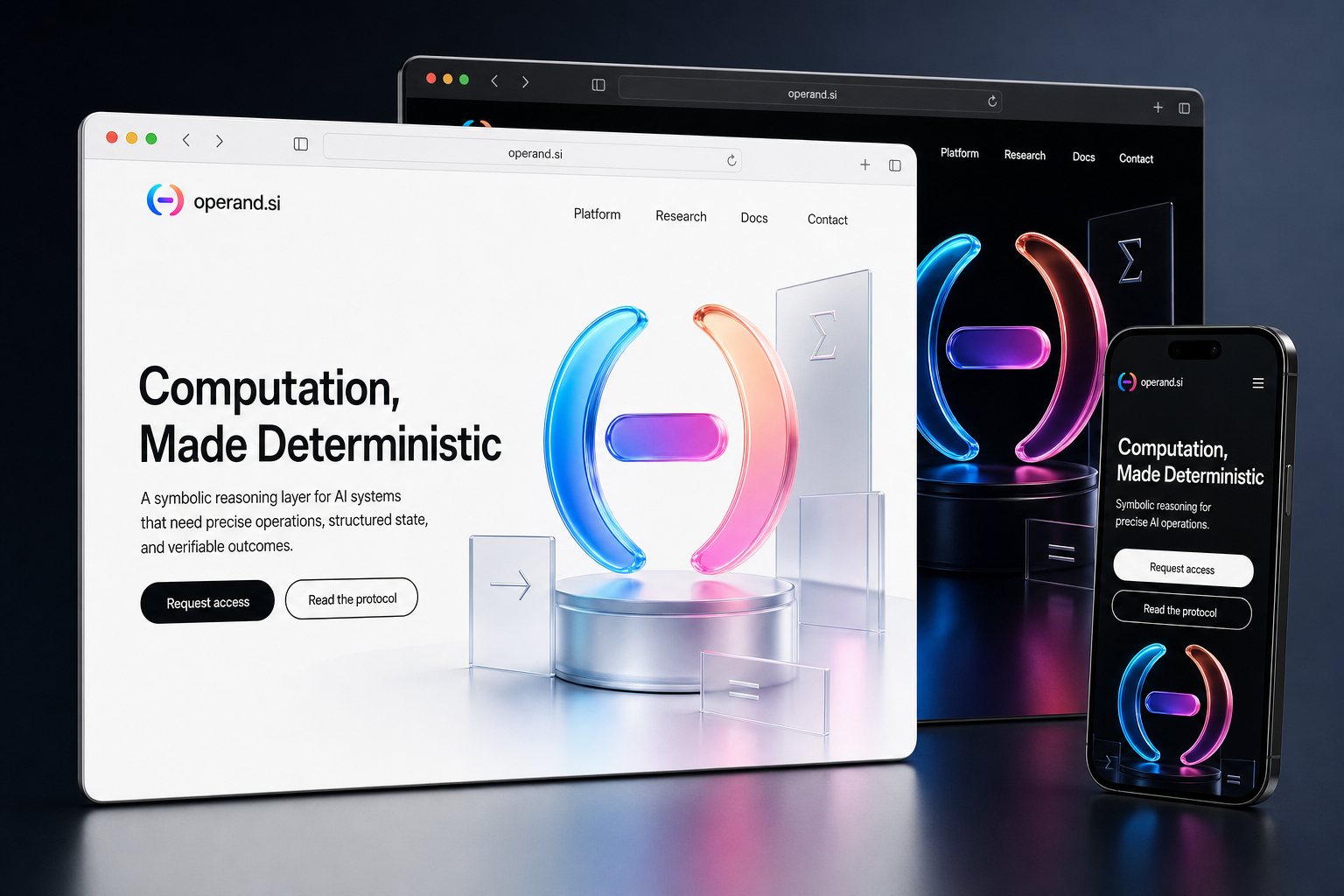 operand.si website concept preview