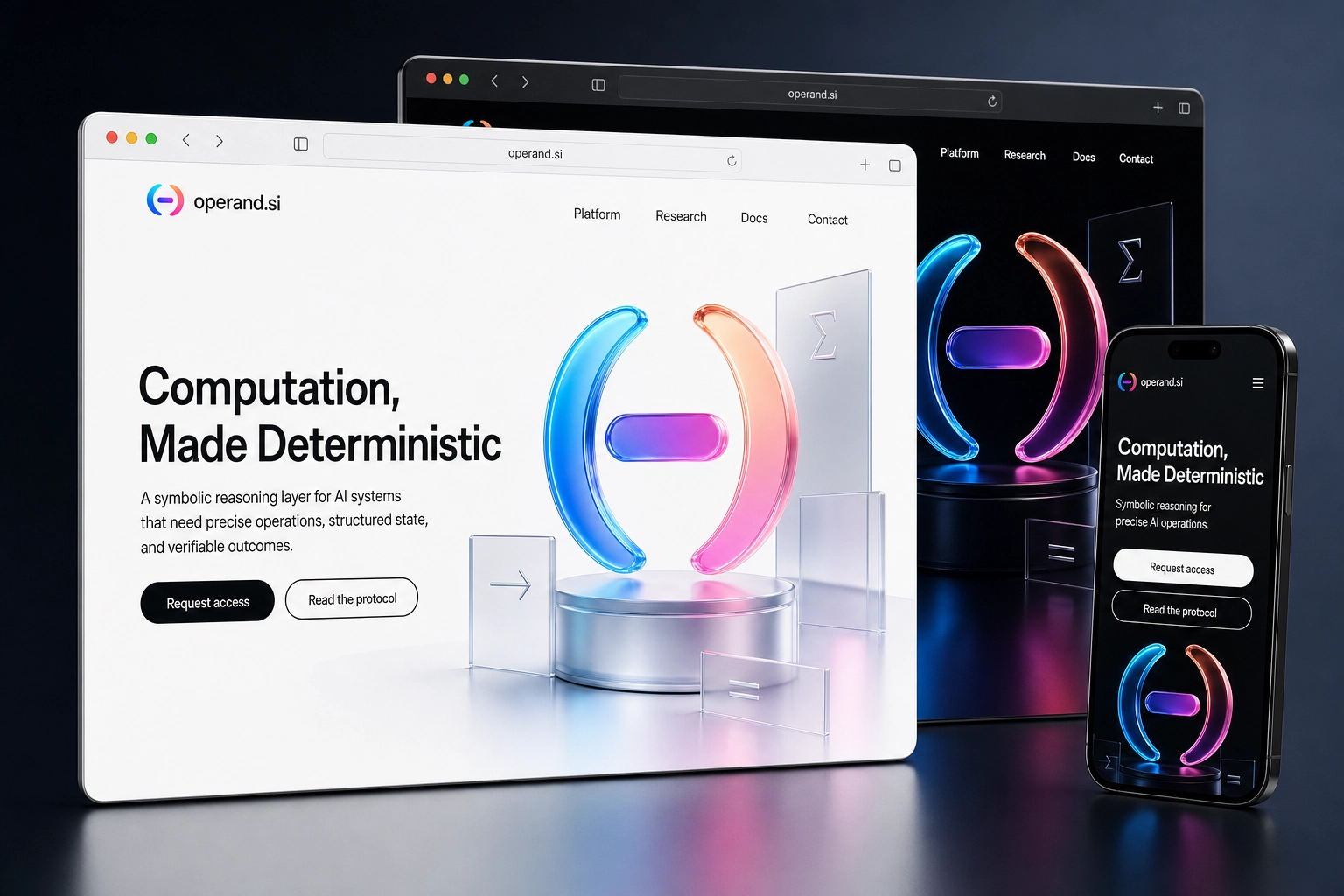 operand.si website concept preview