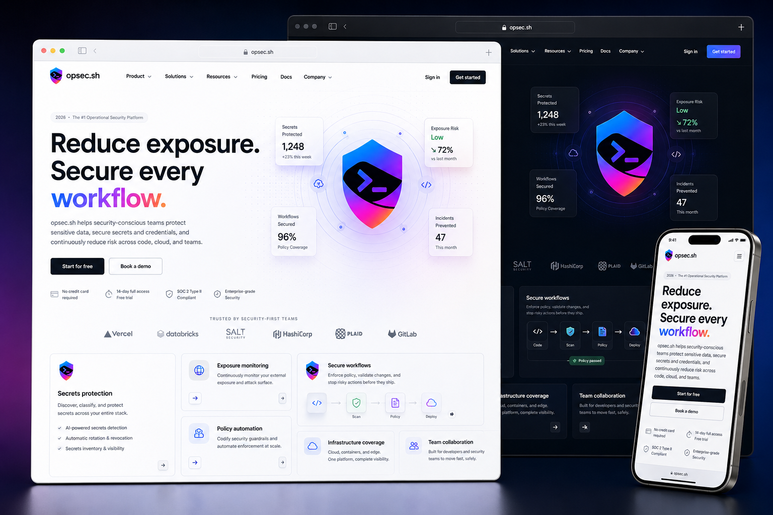 opsec.sh website concept preview
