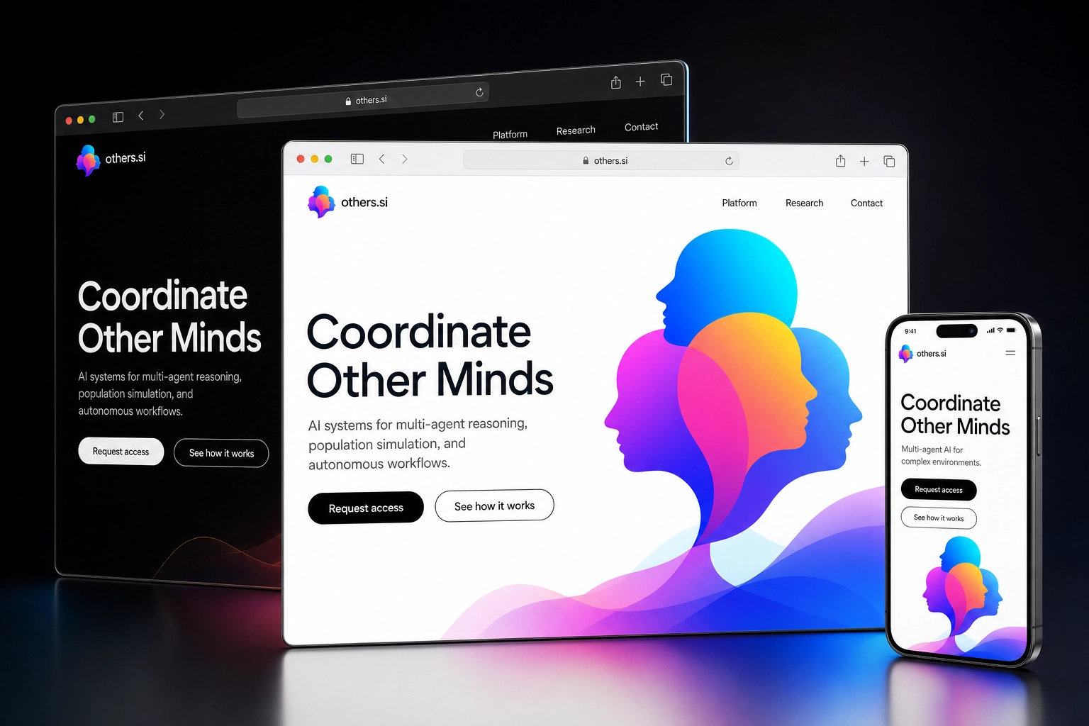 others.si website concept preview