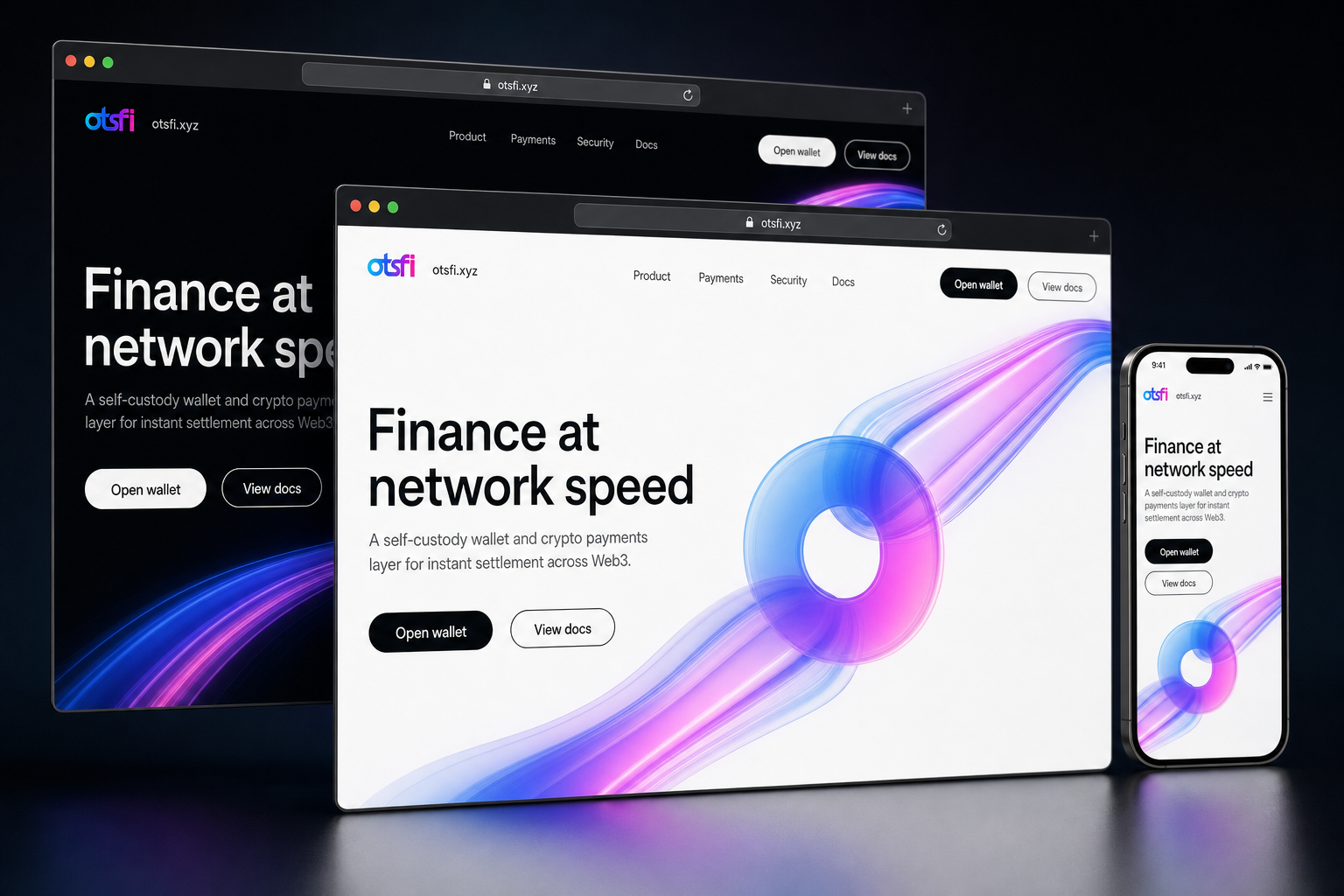 otsfi.xyz website concept preview enlarged