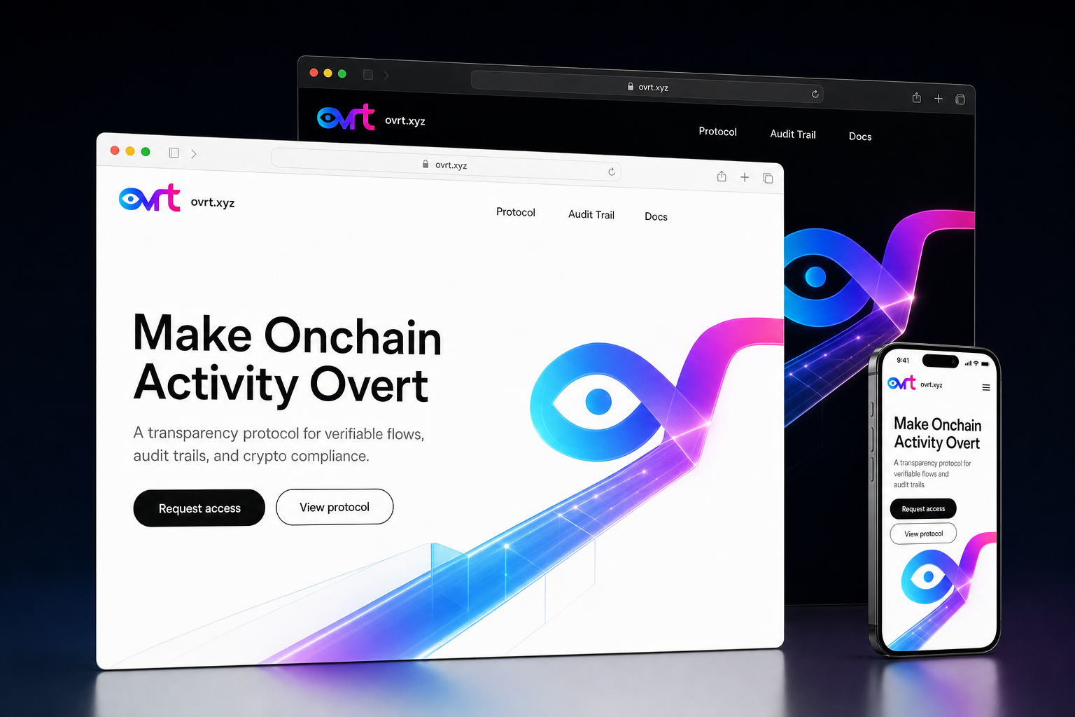 ovrt.xyz website concept preview enlarged