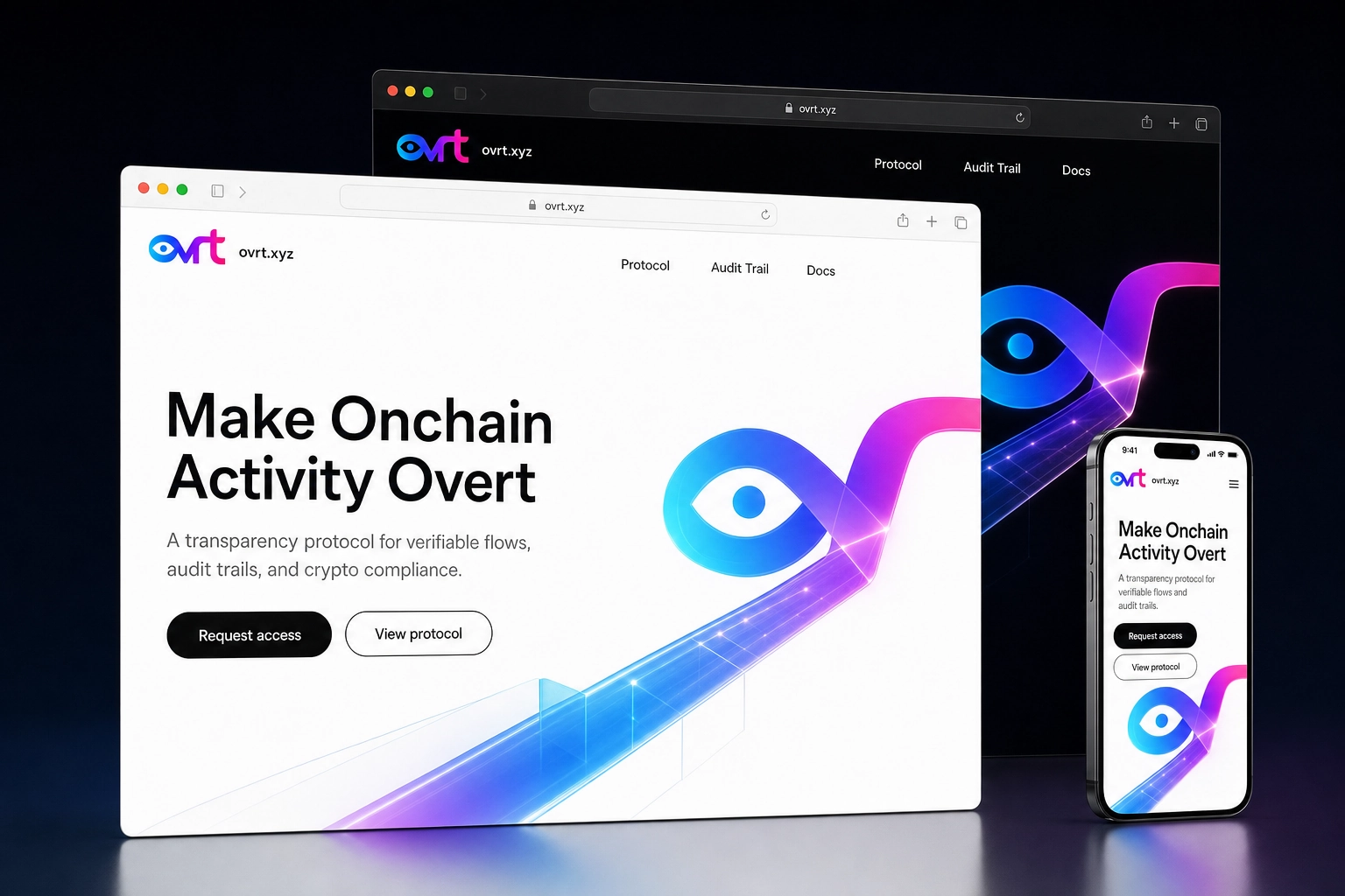 ovrt.xyz website concept preview