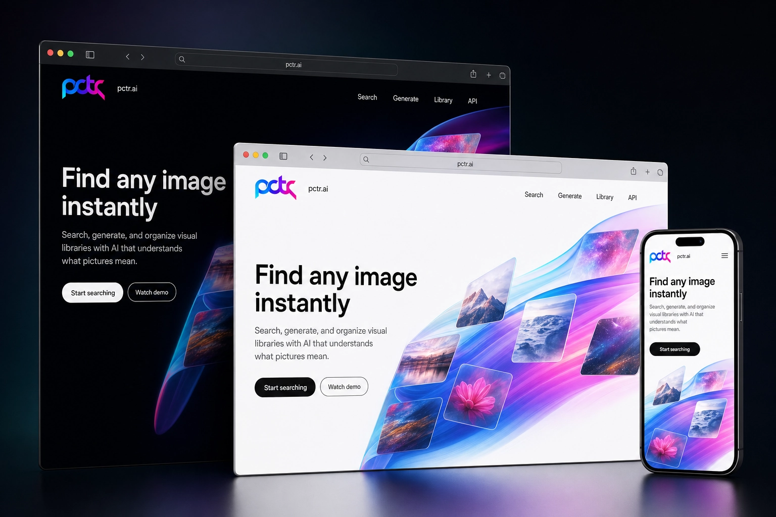 pctr.ai website concept preview