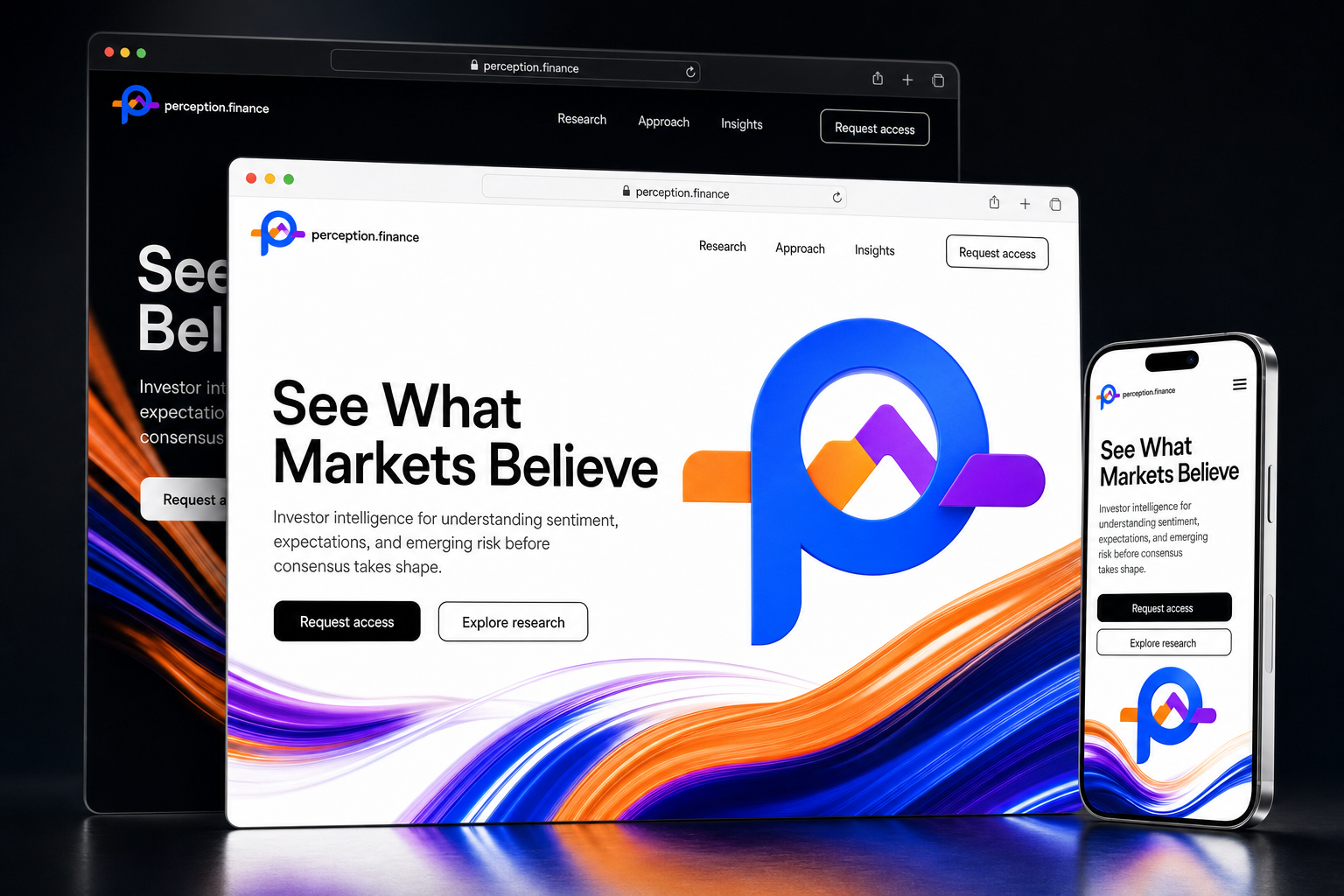 perception.finance website concept preview enlarged