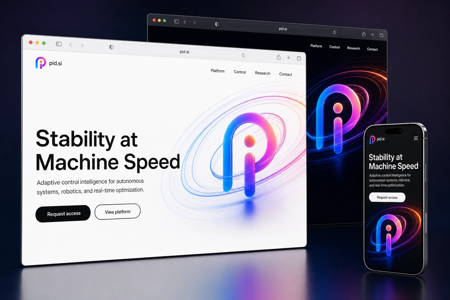 pid.si website concept preview