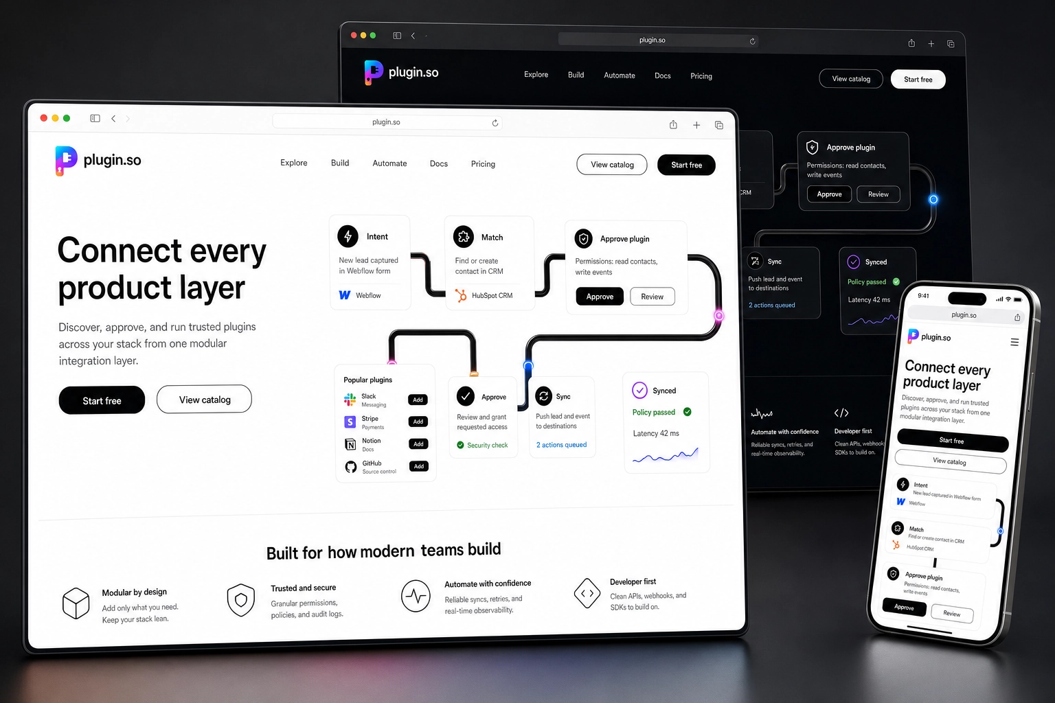 plugin.so website concept preview