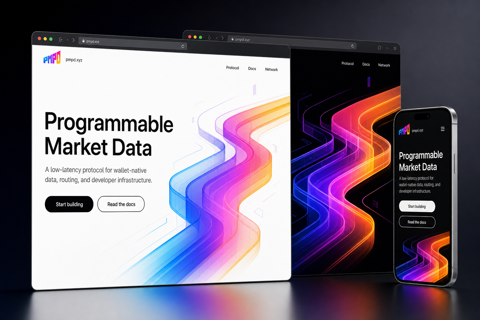 pmpd.xyz website concept preview