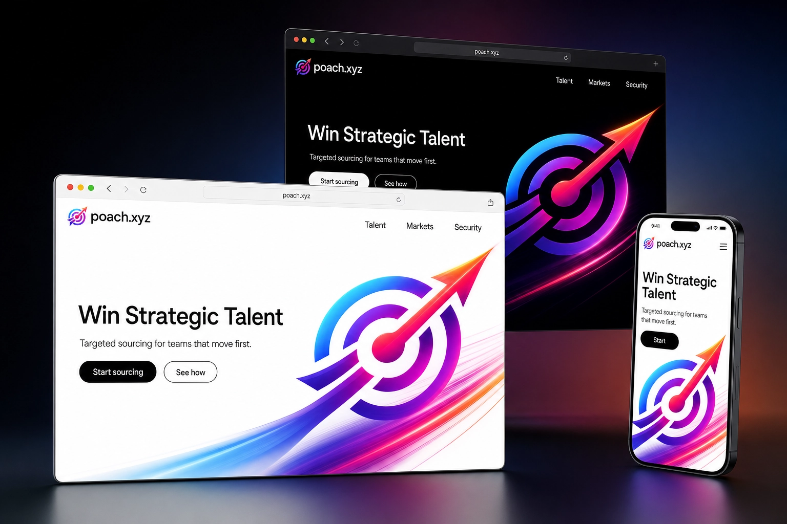 poach.xyz website concept preview