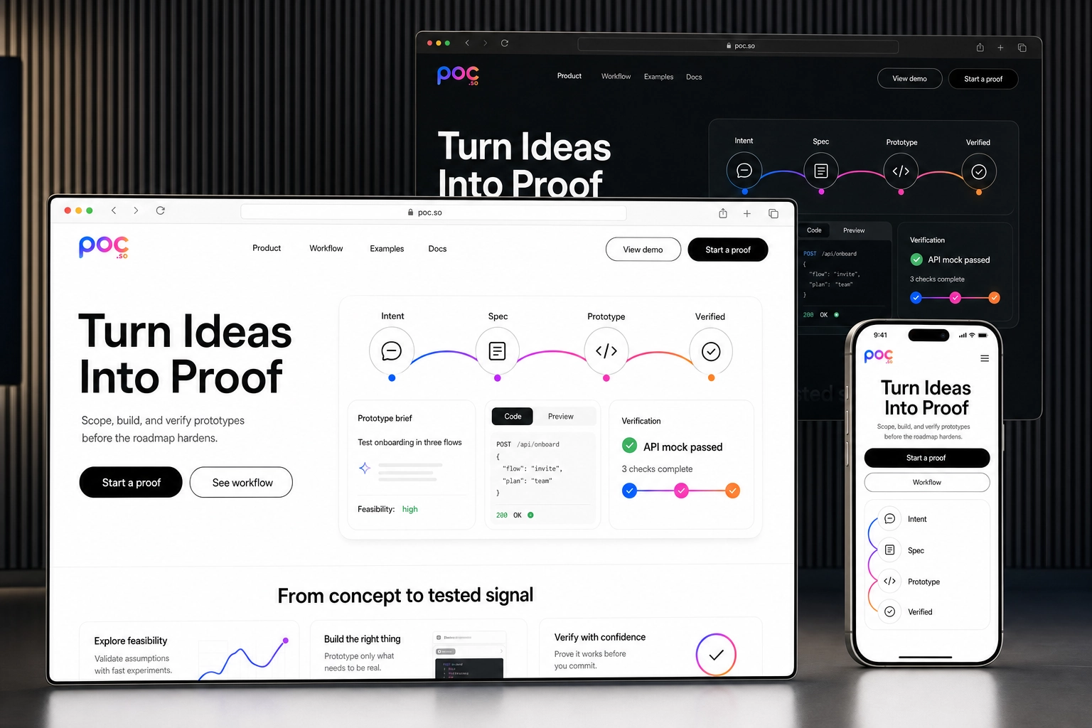 poc.so website concept preview