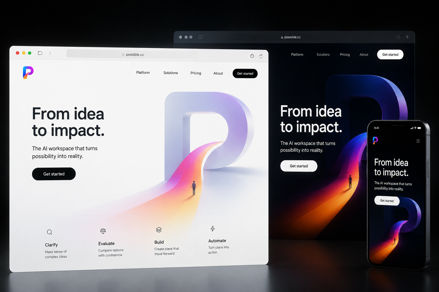 possible.cc website concept preview enlarged