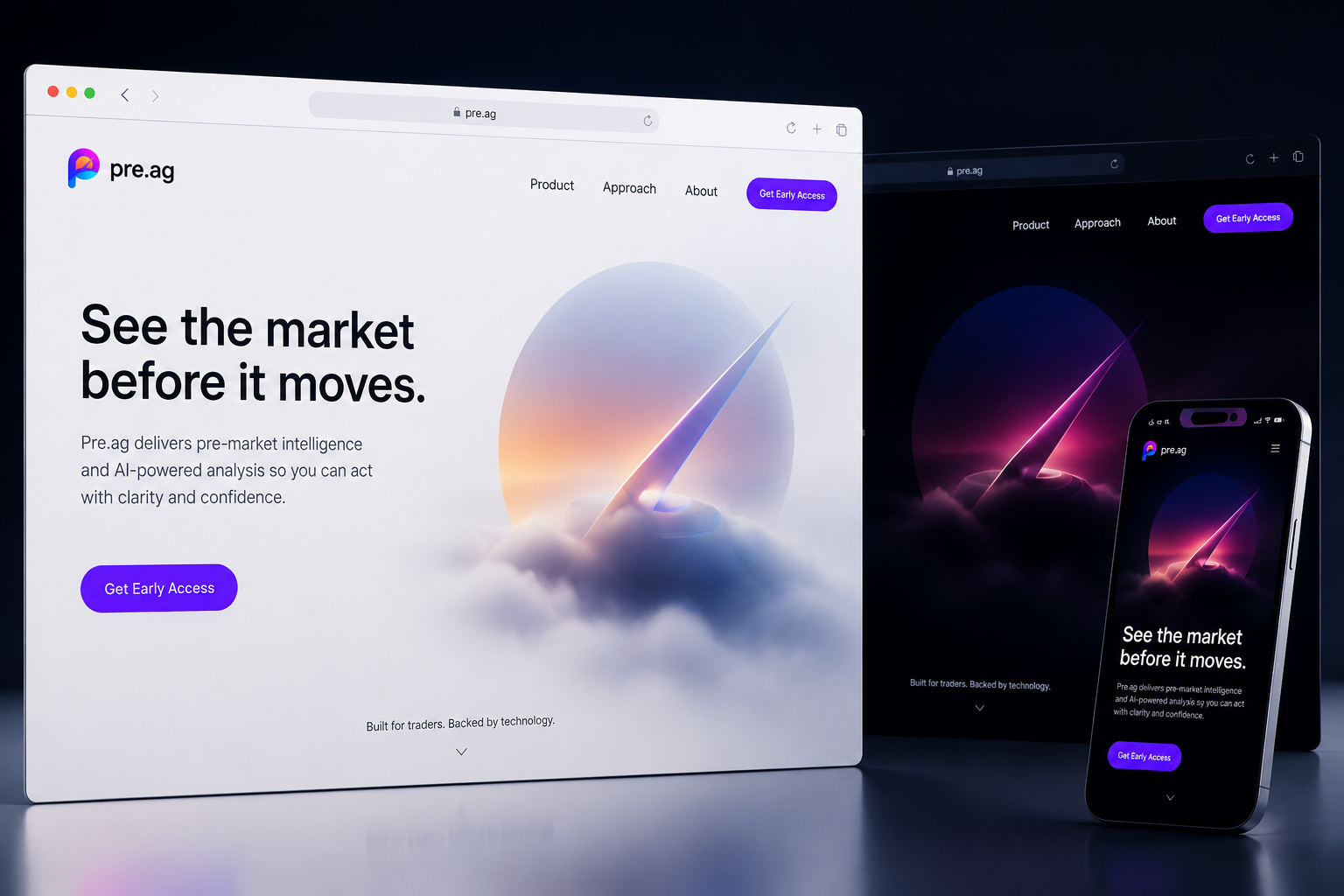 pre.ag website concept preview
