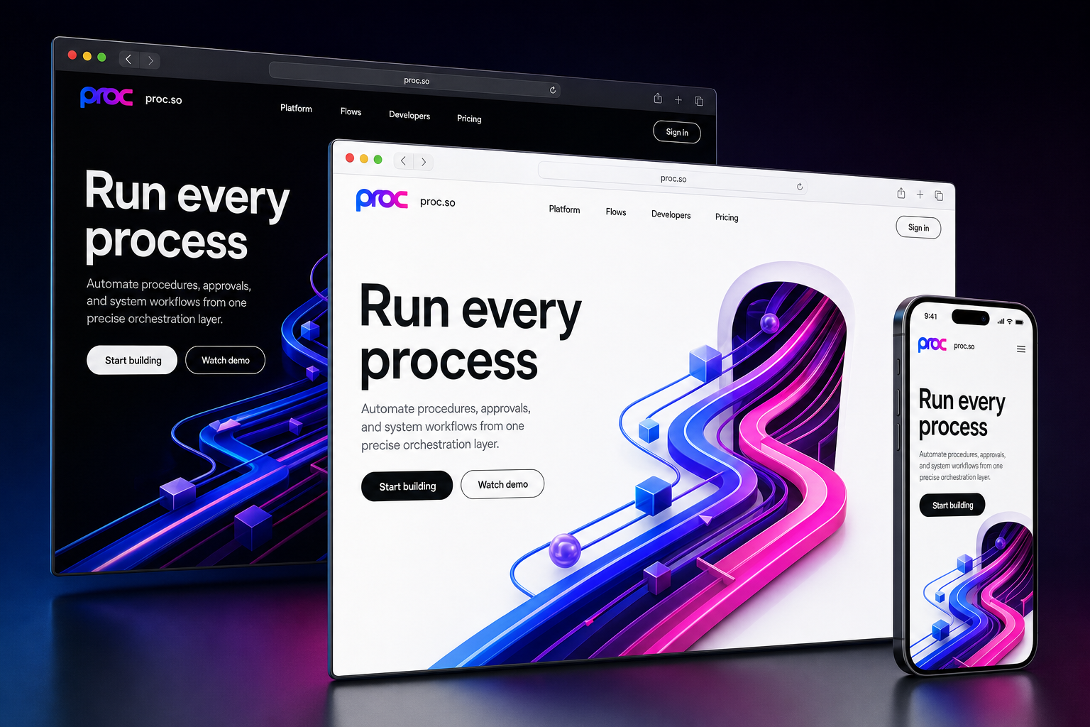 proc.so website concept preview enlarged