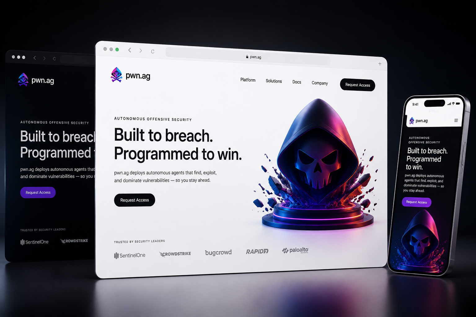 pwn.ag website concept preview