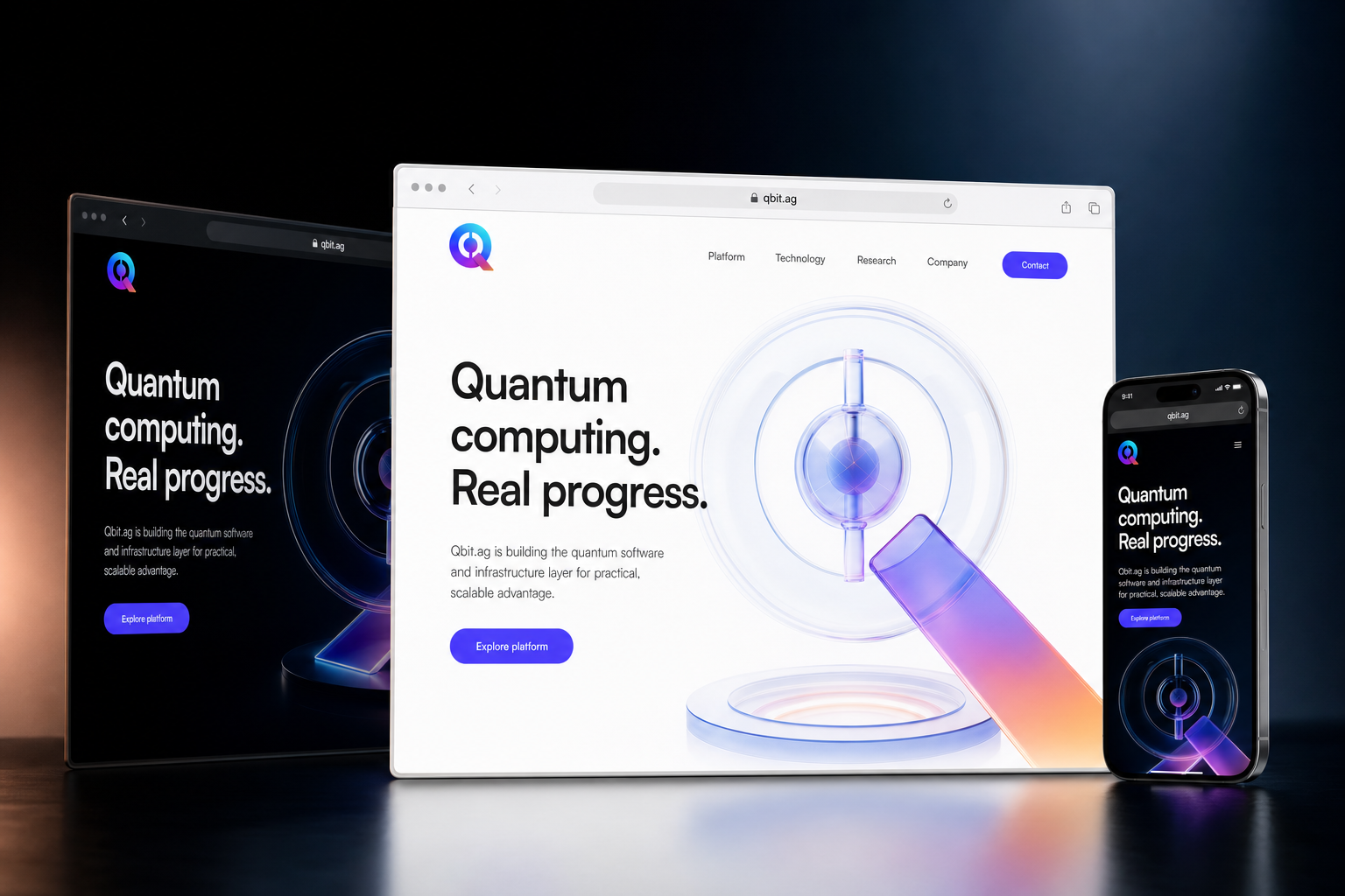 qbit.ag website concept preview