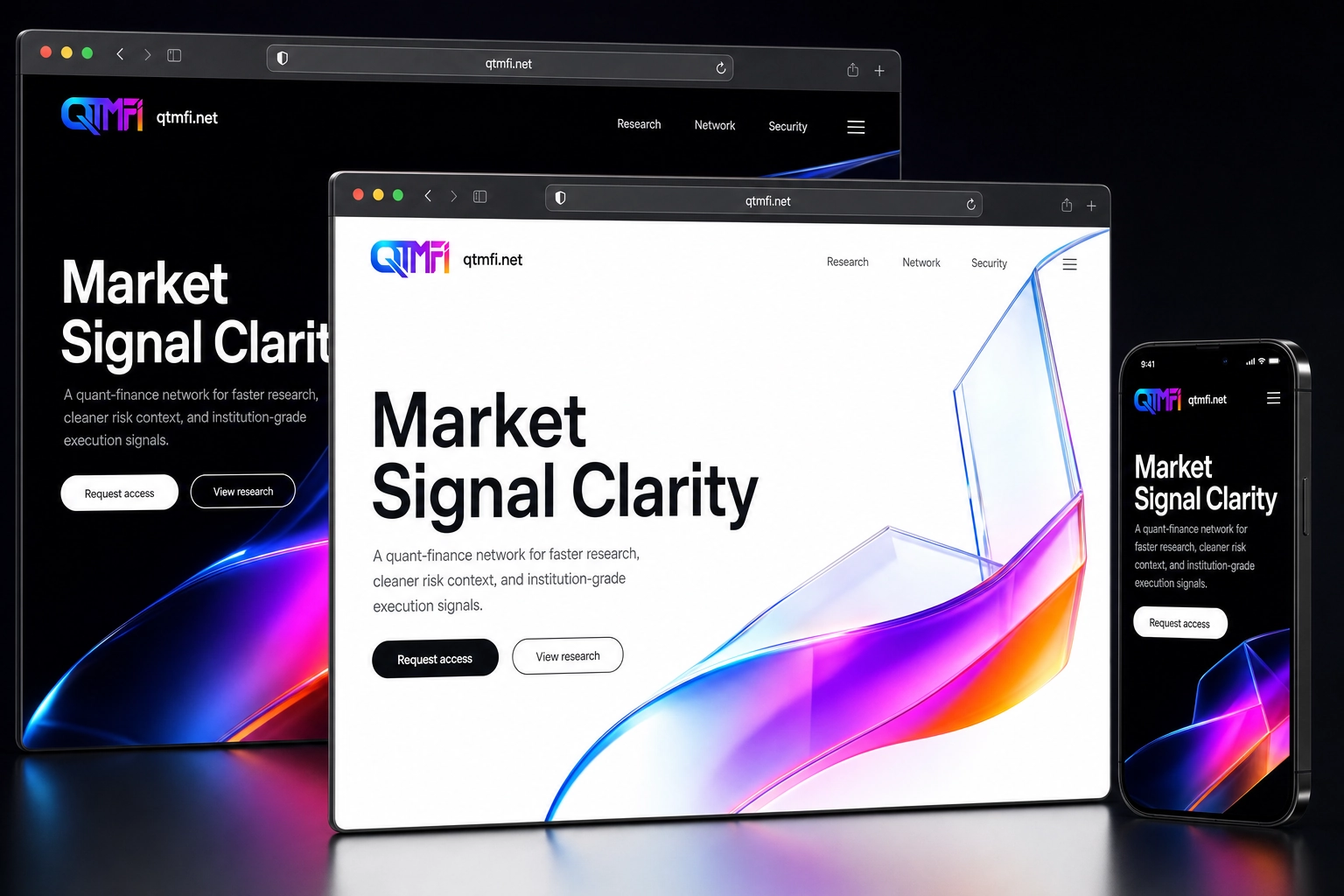 qtmfi.net website concept preview