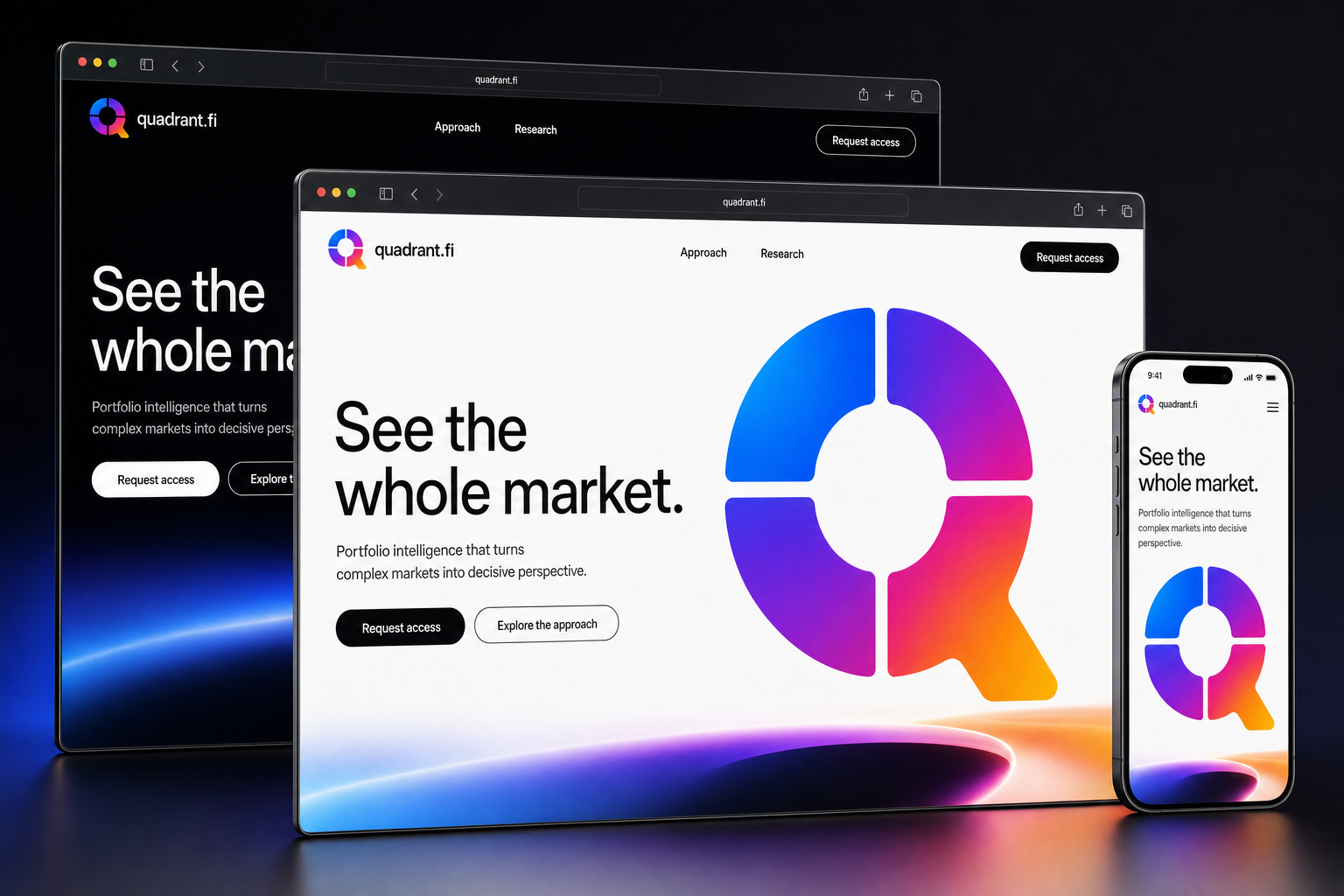 quadrant.fi website concept preview enlarged