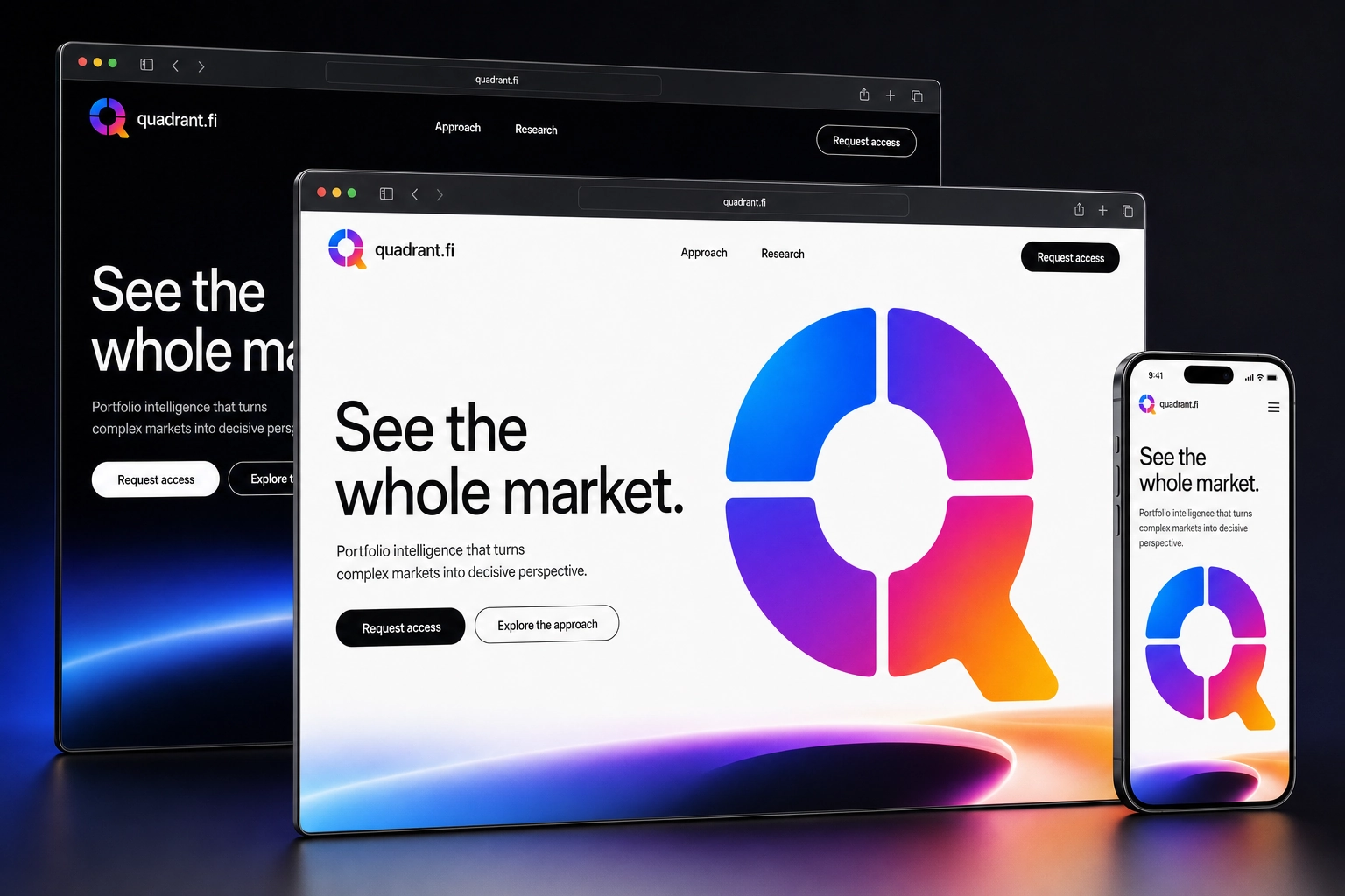 quadrant.fi website concept preview