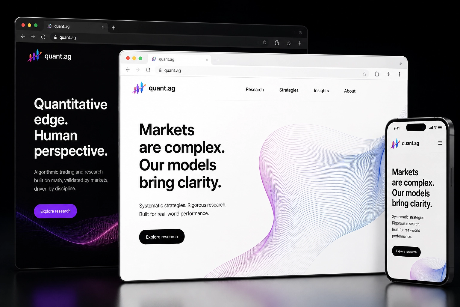 quant.ag website concept preview