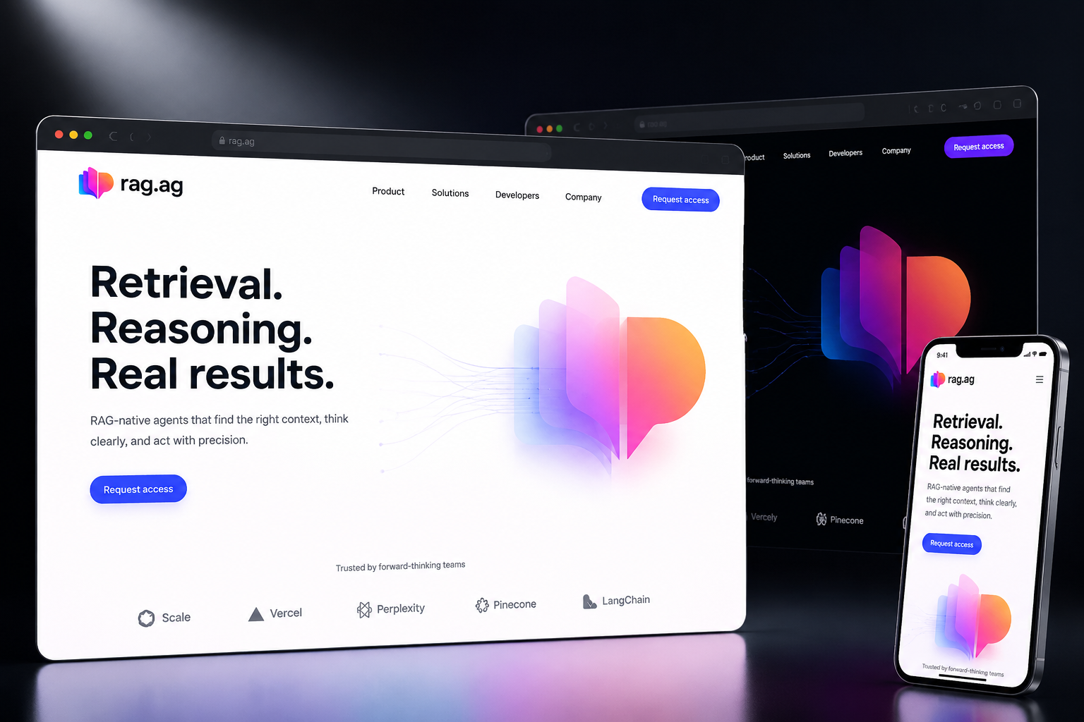 rag.ag website concept preview