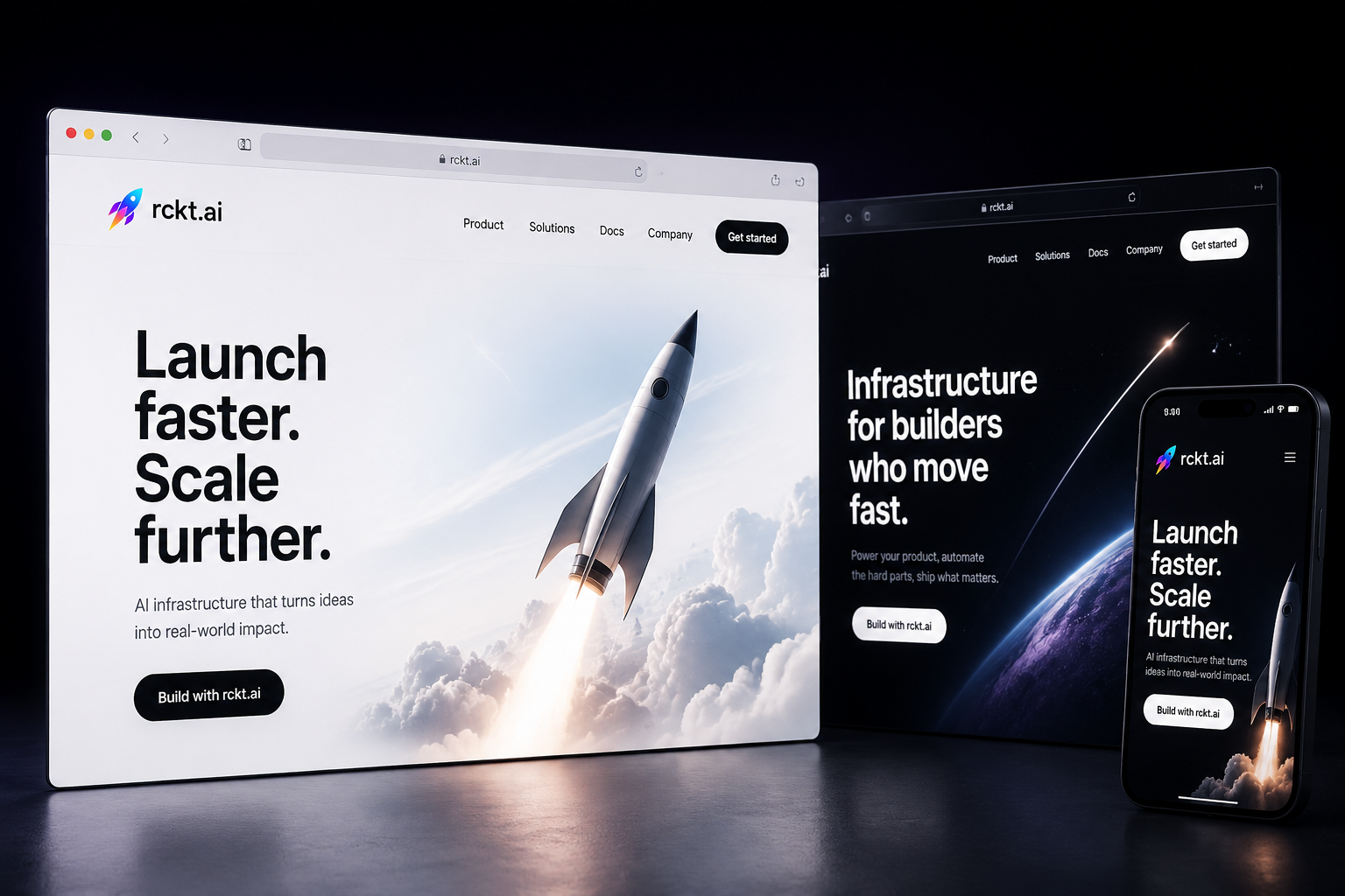 rckt.ai website concept preview