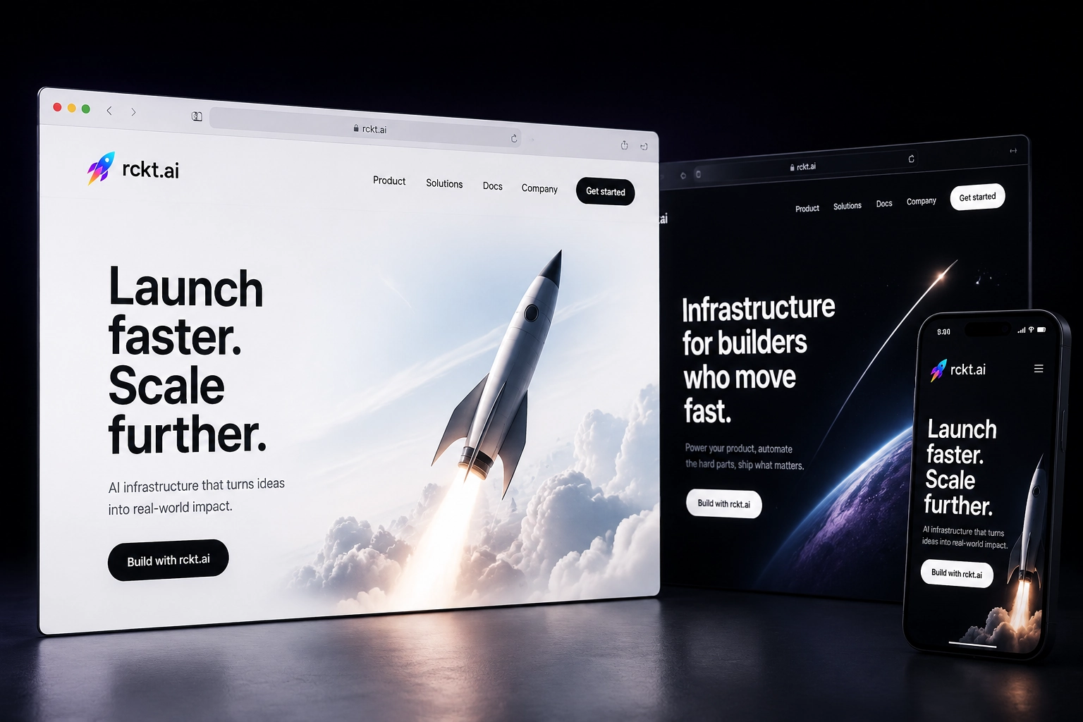 rckt.ai website concept preview
