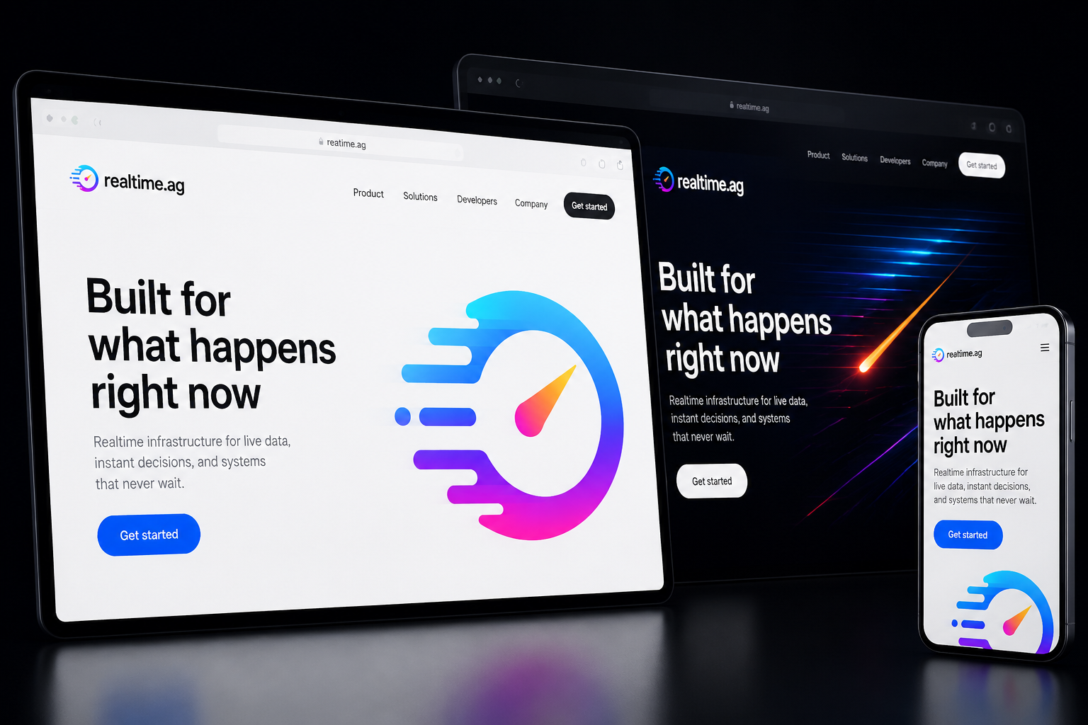 realtime.ag website concept preview