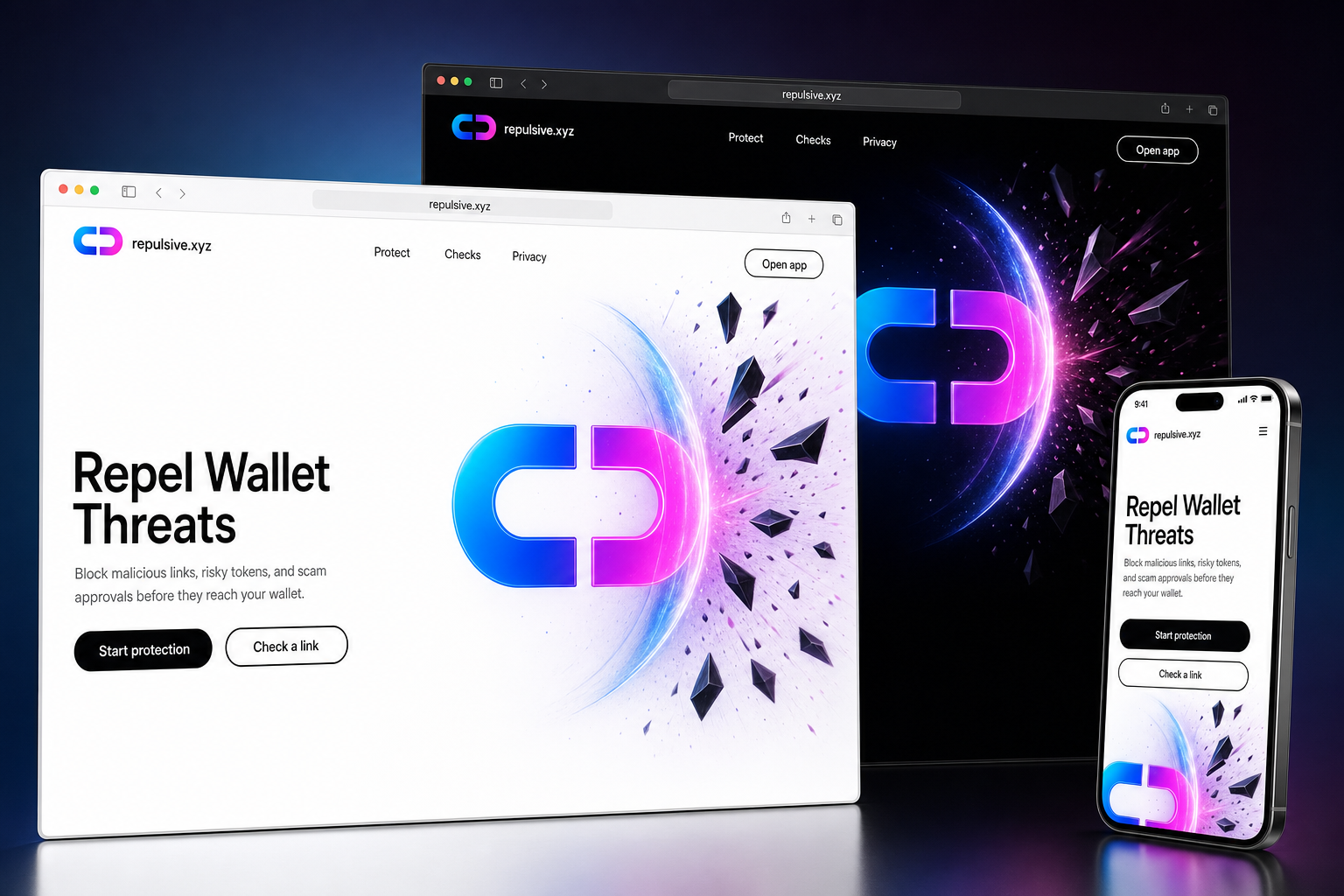 repulsive.xyz website concept preview enlarged