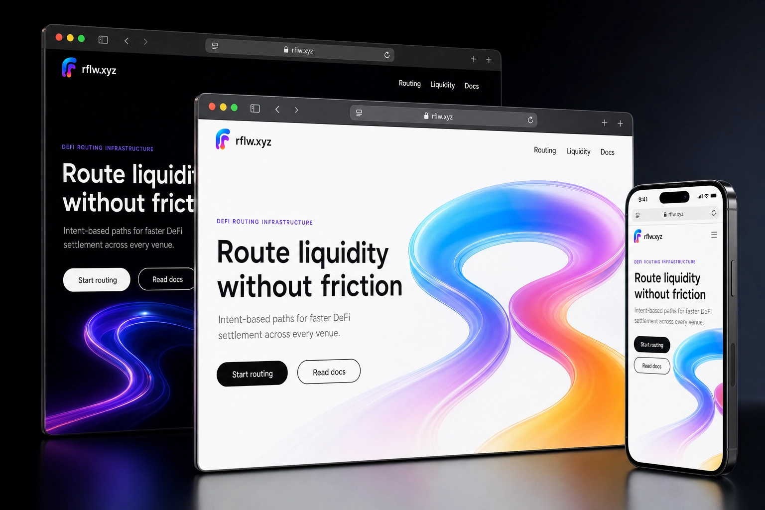 rflw.xyz website concept preview