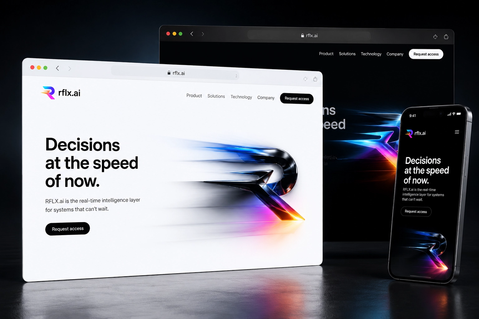 rflx.ai website concept preview