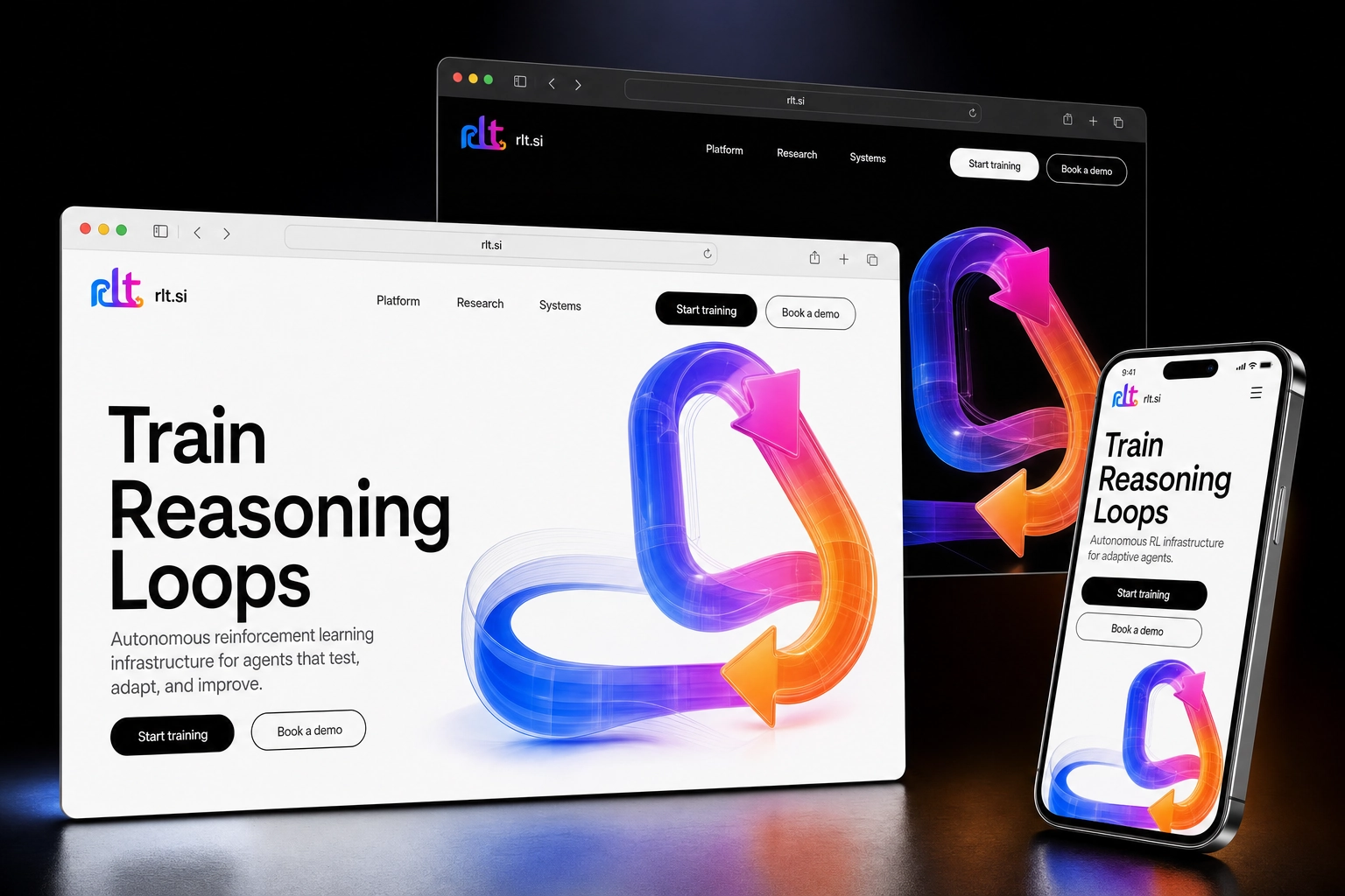rlt.si website concept preview