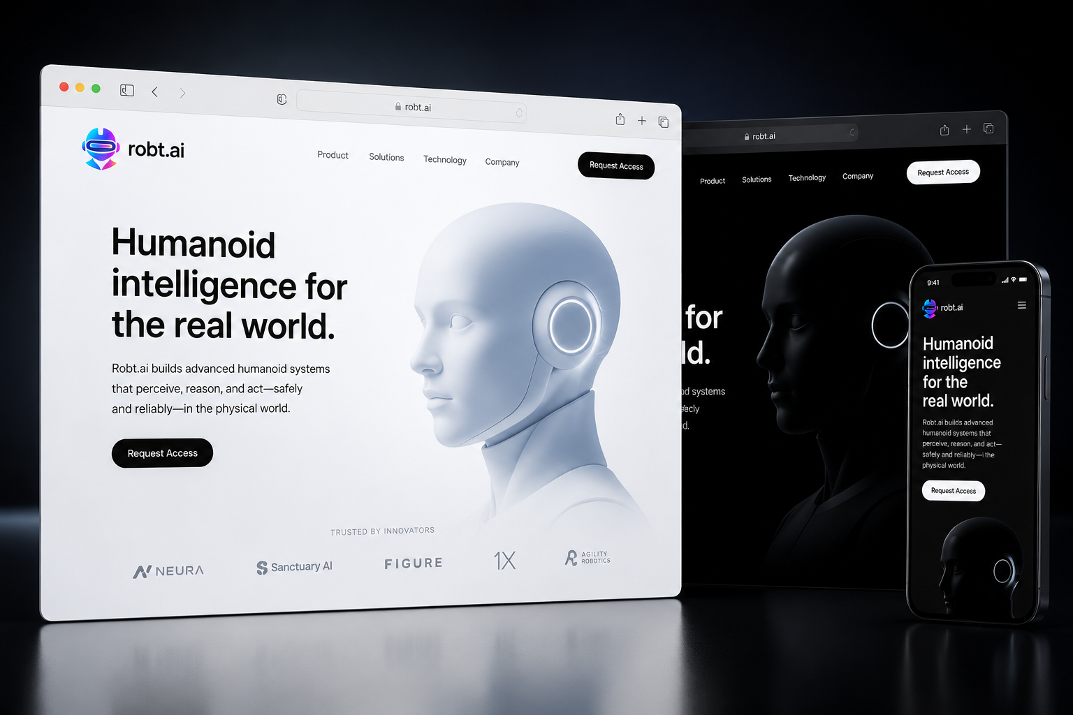 robt.ai website concept preview