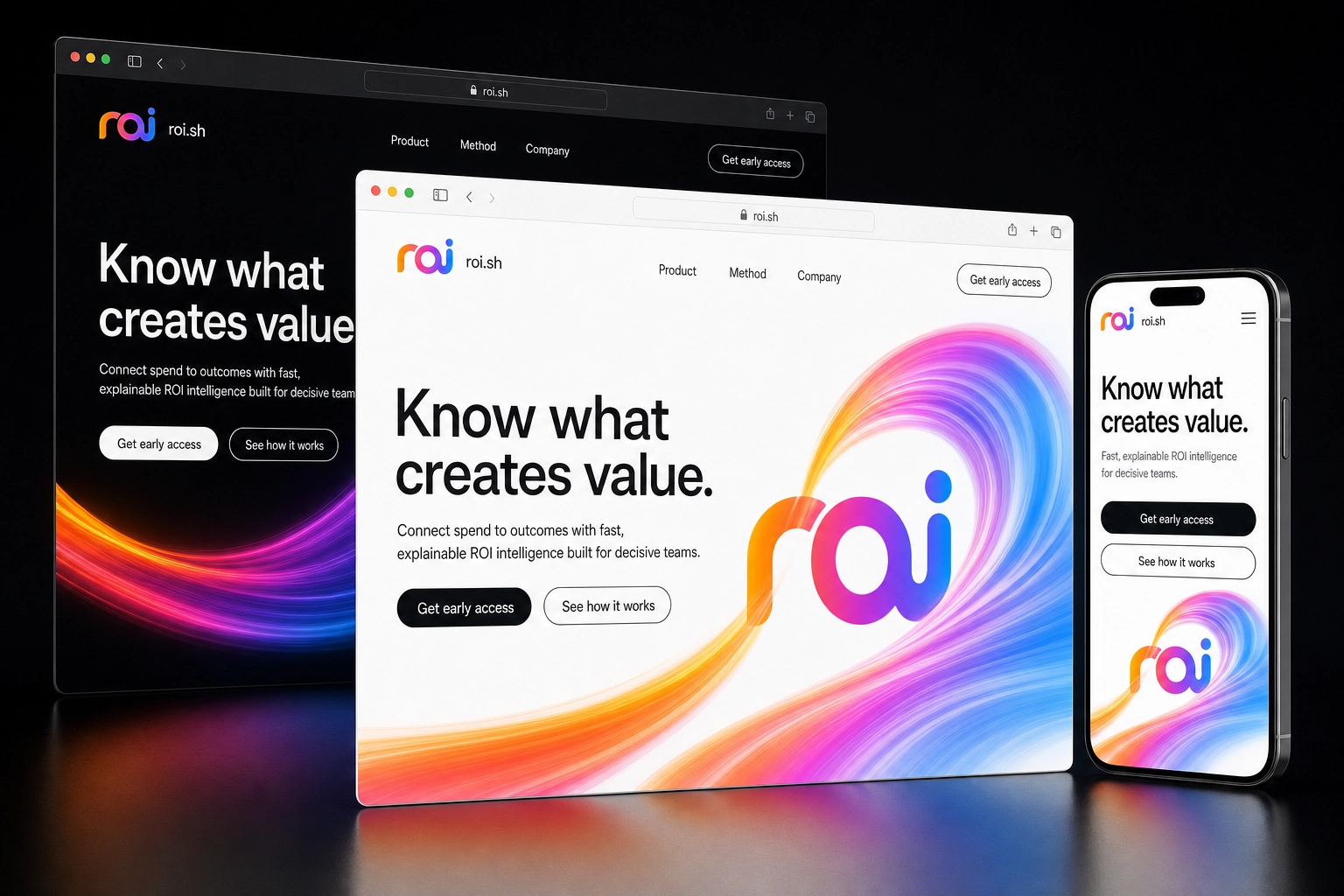 roi.sh website concept preview