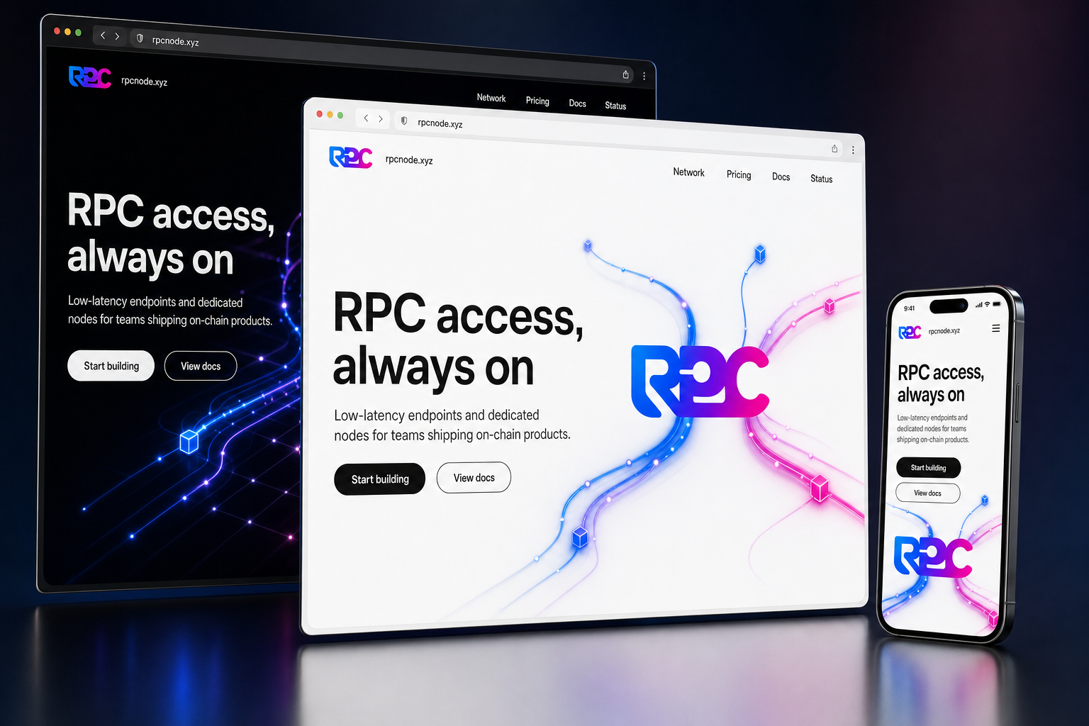 rpcnode.xyz website concept preview enlarged
