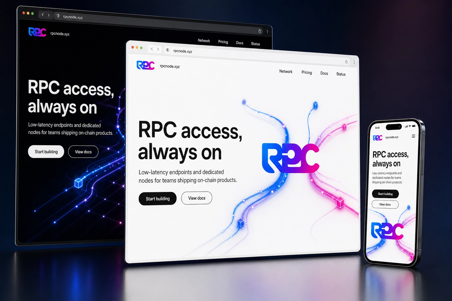 rpcnode.xyz website concept preview