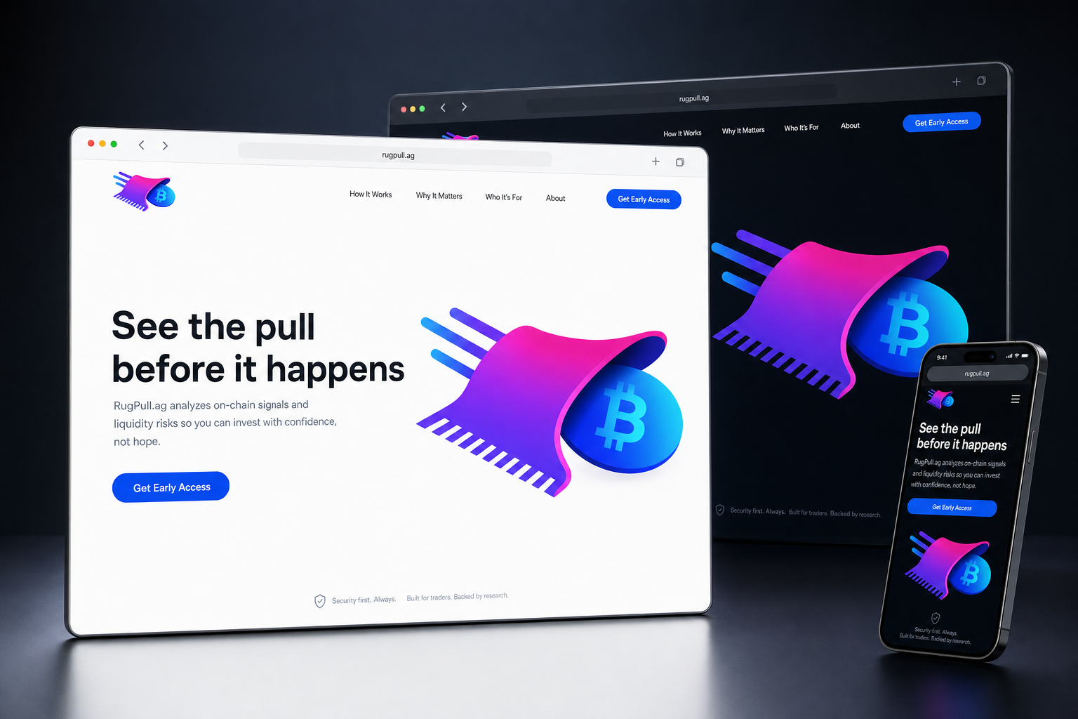 rugpull.ag website concept preview