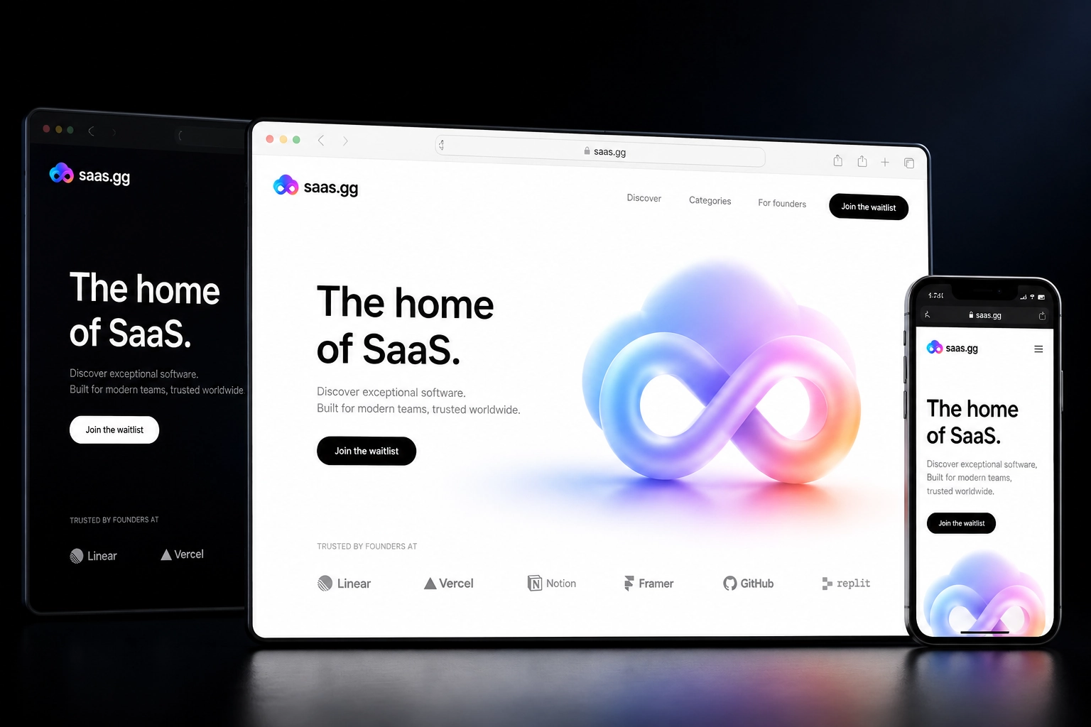 saas.gg website concept preview