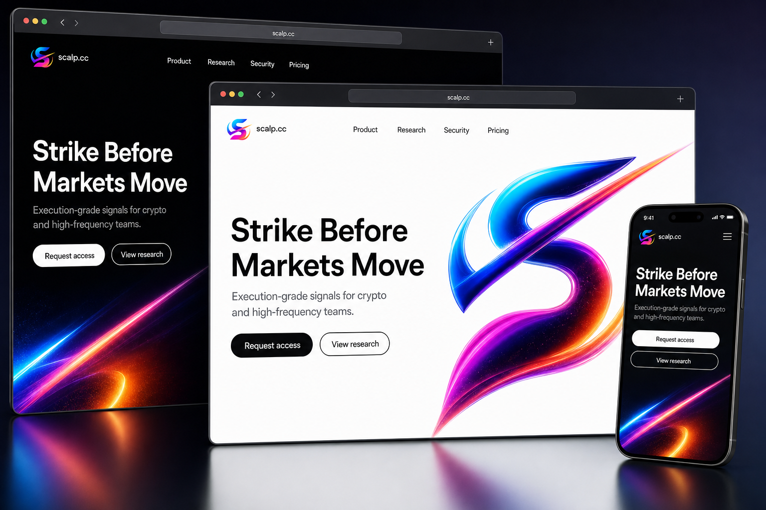 scalp.cc website concept preview